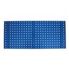 STIER Lochplatte für Werkstattwand, 1000x450mm, enzianblau