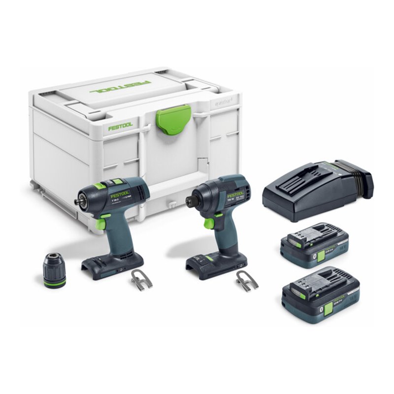 Festool Schrauber- und Bohrer-Set TID 18 HPC 4,0 I-Set T18