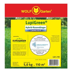 WOLF-Garten Rasendünger Langzeit Lupigreen Hybrid für 110 m²