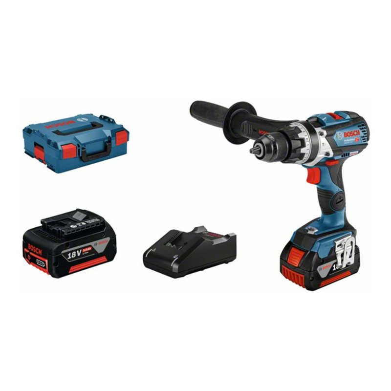 Bosch Akku-Schlagbohrschrauber GSB 18V-110 C: 2x Akku GBA 18V 5.0Ah