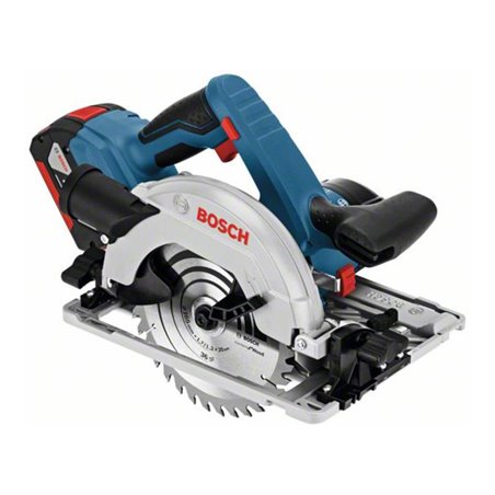 Bosch Akku-Kreissäge GKS 18V-57 G + FSN 1400