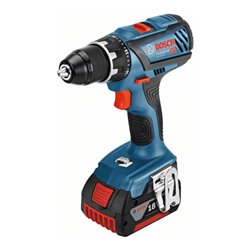 Bosch Power Tools Akkuschrauber 18V 2x4,0Ah Lcase 82tlg. GSR18V-28