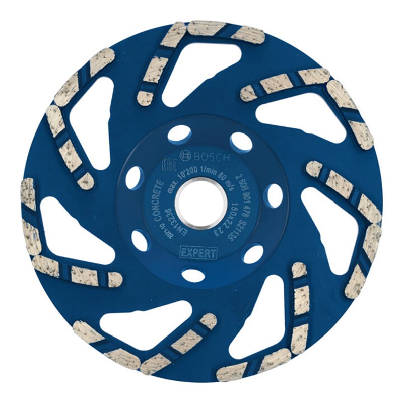 Bosch EXPERT Concrete Topfscheibe, 150 x 22,23 x 4,5 mm. Für Betonschleifer