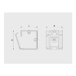 Celo Kabelsammelhalter CH 40x41x47 für Gasnagler