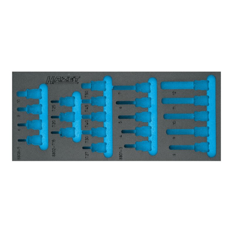 HAZET 2-Komponenten Weichschaum-Einlage 172x392mm