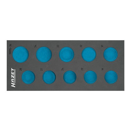 HAZET 2-Komponenten Weichschaum-Einlage 172x392mm