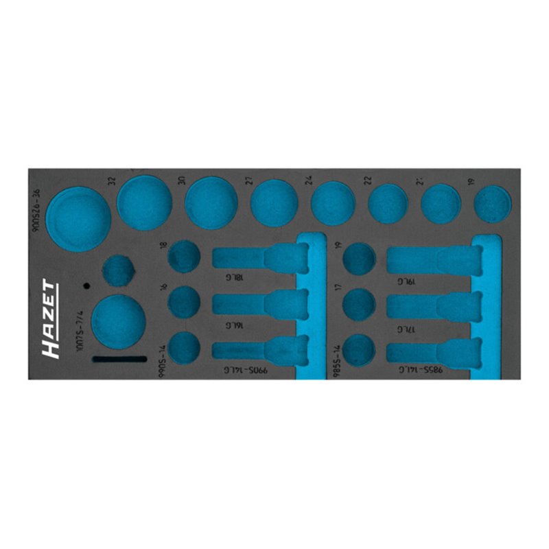 HAZET 2-Komponenten Weichschaum-Einlage 172x392mm