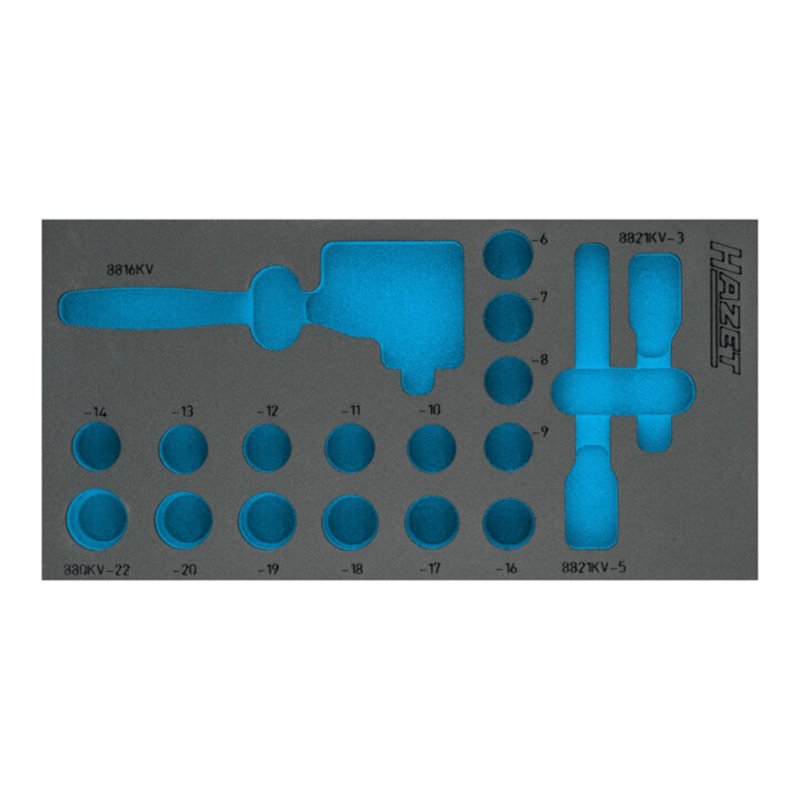 HAZET 2-Komponenten Weichschaum-Einlage 342x172mm