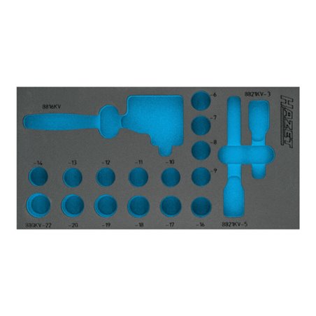 HAZET 2-Komponenten Weichschaum-Einlage 342x172mm