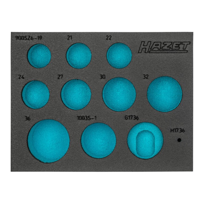 HAZET 2-Komponenten Weichschaum-Einlage