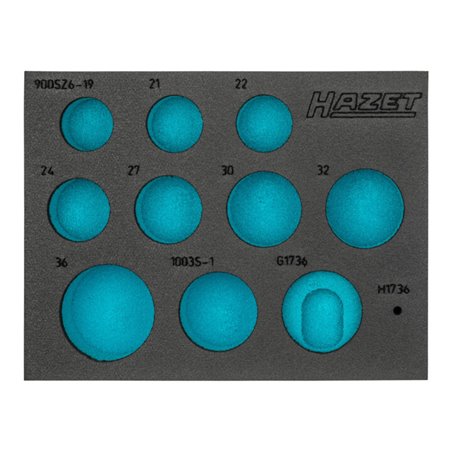 HAZET 2-Komponenten Weichschaum-Einlage