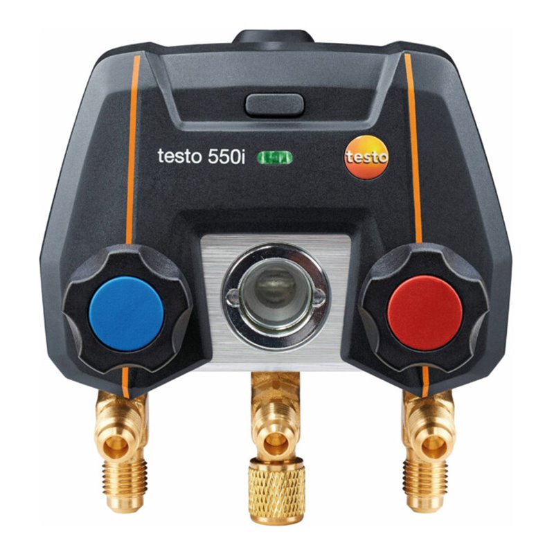 Testo 550i App-gesteuerte dig. Monteurhilfe, Bluetooth, 2-Wege Ventilblock