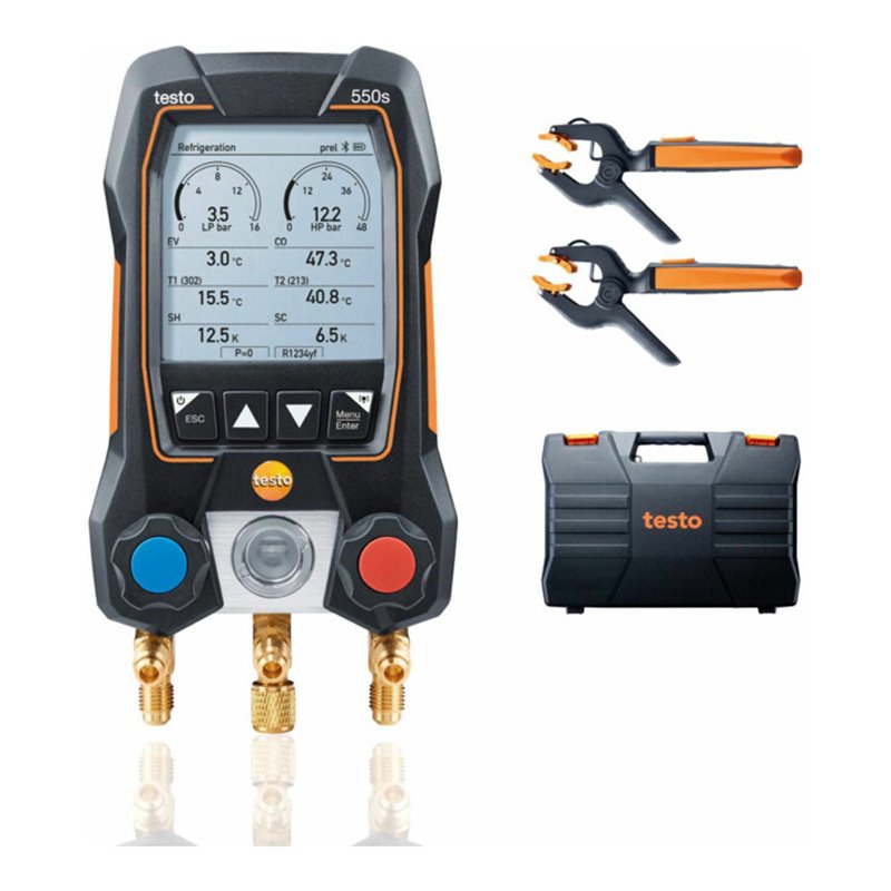 Testo 550s Smart Set Smarte digitale Monteurhilfe