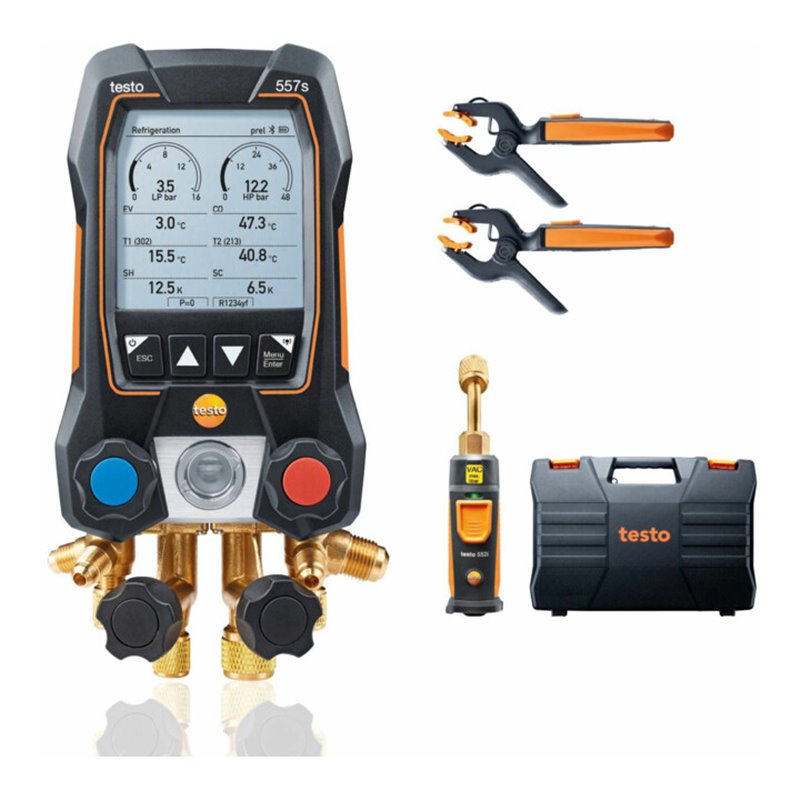 Testo 557s Smart Vakuum Set Smarte digitale Monteurhilfe