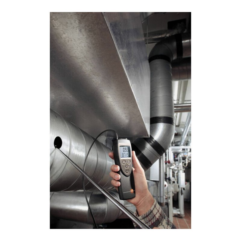 Testo 425 Thermisches Anemometer mit fest angeschlossener Strömungssonde