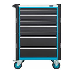 HAZET Werkstattwagen Assistent, flach: 8 x 81 x 522 x 398 mm, Anzahl Werkzeuge: 206