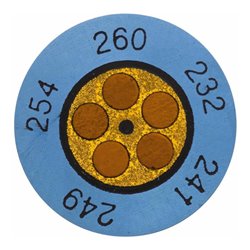 Testoterm Mini-Indikatoren +143 bis +166 °C