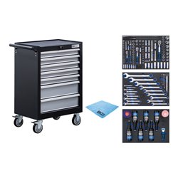 BGS Werkstattwagen 7 Schubladen mit 215 Werkzeugen