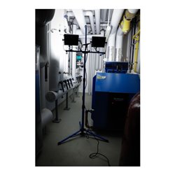 BGS Duo-SMD-LED-Arbeits-Strahler mit Stativ 2 x 70 W
