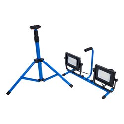 BGS Duo-SMD-LED-Arbeits-Strahler mit Stativ 2 x 70 W