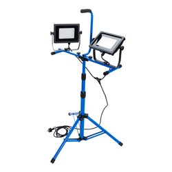 BGS Duo-SMD-LED-Arbeits-Strahler mit Stativ 2 x 70 W