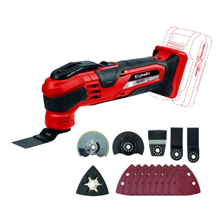 Einhell Akku-Multifunktionswerkzeug Varrito + 2.0Ah Starter-Kit + 2.0Ah Akku