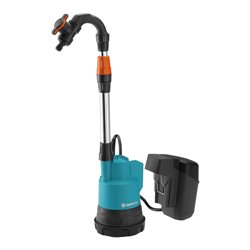 GARDENA Akku-Regenfasspumpe 2000/2 18V P4A Ready-To-Use Set