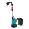 GARDENA Akku-Regenfasspumpe 2000/2 18V P4A Ready-To-Use Set