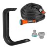 GARDENA Textilschlauch Liano 15 m Set + Schlauchhalter TapFix