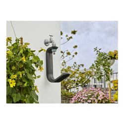 GARDENA Textilschlauch Liano 15 m Set + Schlauchhalter TapFix