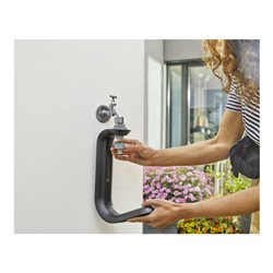 GARDENA Textilschlauch Liano 15 m Set + Schlauchhalter TapFix