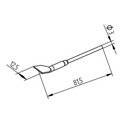 ERSA Auslötspitzen-Satz ERSADUR,bleif.12,5mm für SOIC 20 für i-CON, i-CON2 und DIGITAL 2000 A