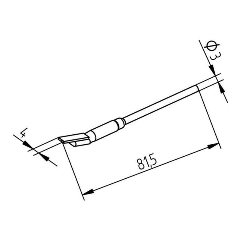 ERSA Auslötspitzen-Satz ERSADUR,bleif. 4mm
