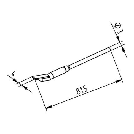 ERSA Auslötspitzen-Satz ERSADUR,bleif. 4mm