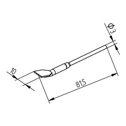ERSA Auslötspitzen-Satz ERSADUR,bleif.10mm