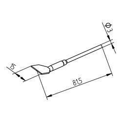 ERSA Auslötspitzen-Satz ERSADUR,bleif.15mm für SOIC 24 für i-CON, i-CON2 und DIGITAL 2000 A