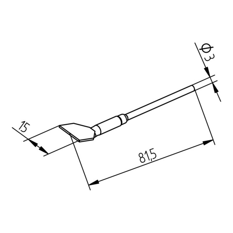 ERSA Auslötspitzen-Satz ERSADUR,bleif.15mm für SOIC 24 für i-CON, i-CON2 und DIGITAL 2000 A