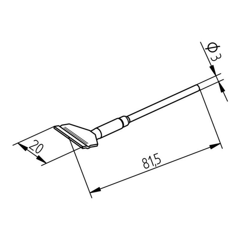ERSA Auslötspitzen-Satz ERSADUR,bleif.20mm