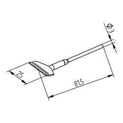 ERSA Auslötspitzen-Satz ERSADUR,bleif.25mm für SOIC 40 für i-CON, i-CON2 und DIGITAL 2000 A