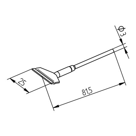 ERSA Auslötspitzen-Satz ERSADUR,bleif.25mm für SOIC 40 für i-CON, i-CON2 und DIGITAL 2000 A
