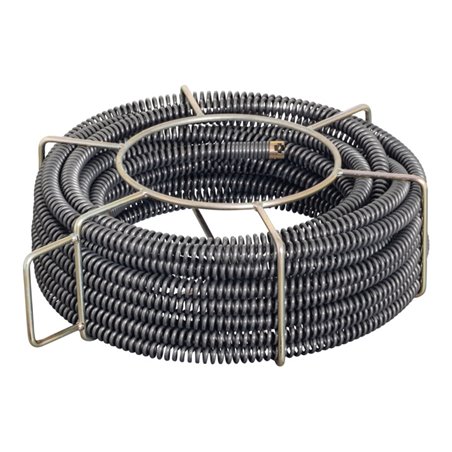 Roller Rohrreinigungsspirale Durchmesser 22 mm x 4,5 m lang, im Spiralenkorb