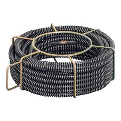Roller Rohrreinigungsspiralen mit Seele Durchmesser 22mm x 4,5 m lang im Spiralenkorb
