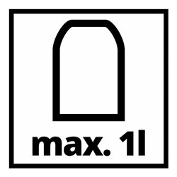 Einhell Kompressoren-Zubehör Farbspritzpistole, Saugbecher