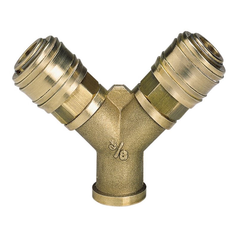 Einhell Kompressoren-Zubehör Verteiler, 2 Schnellk, R3/8 Zoll IG