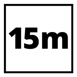Einhell Kompressoren-Zubehör Gewebeschlauch 15m, Innend. 9mm