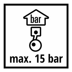 Einhell Kompressoren-Zubehör Gewebeschlauch 15m, Innend. 9mm