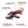 Einhell Akku-Winkelschleifer TE-AG 18/115 Li-Solo