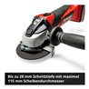 Einhell Akku-Winkelschleifer TE-AG 18/115 Li-Solo