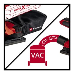 Einhell Akku-Schwingschleifer TC-OS 18/187 Li Solo