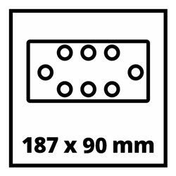 Einhell Akku-Schwingschleifer TC-OS 18/187 Li Solo